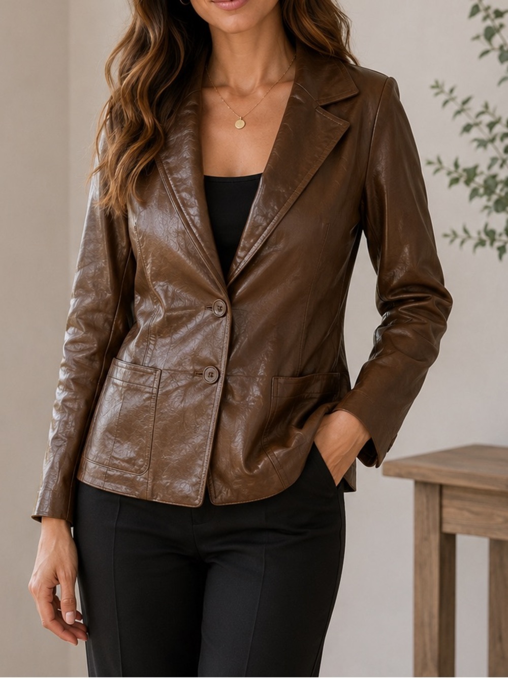 Vintage Miss Simone Leather Jacket